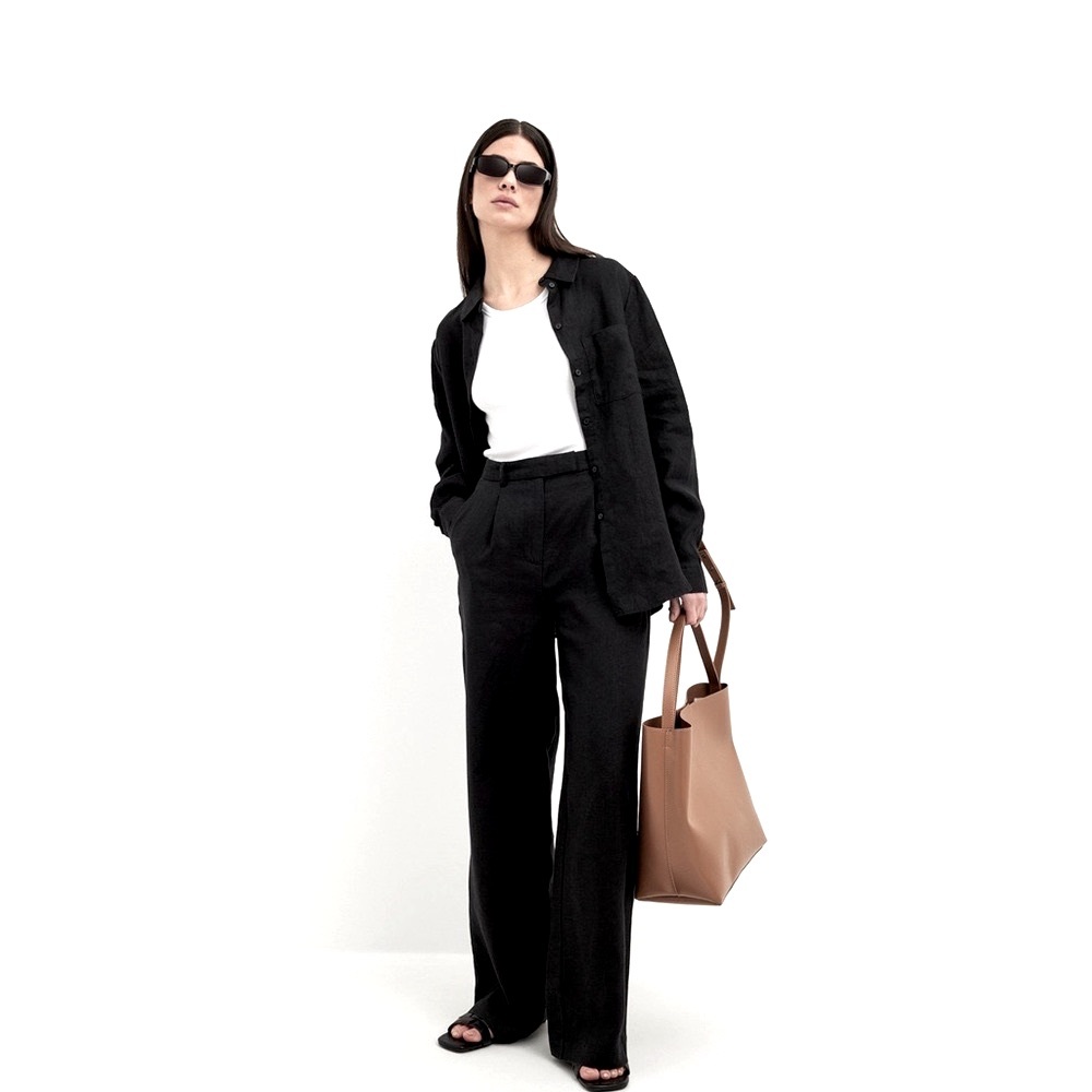 Linen Wide Leg Pants